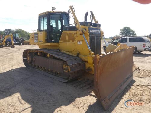 2019 Komatsu D65PXi-18 Dozer, s/n 91852: Encl. Cab, Intelligent Machine Control, GPS Ready, 6-way Blade, 30" Tracks, Pullbar, Meter Shows 5998 hrs