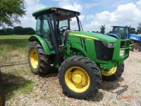 2020 John Deere 5090E MFWD Tractor, s/n 1LV5090ELLK403197 (Salvage): Cab, Loader Brackets, Aux. Valves, 3PH, PTO, Drawbar, 2 Hyd Remotes, Fire Damage