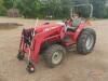 Massey Ferguson 1540 MFWD Tractor, s/n JP825106 (Salvage): MF 1525 Loader, No Bkt., Lift Arms, PTO, Runs, Busted PTO Housing, Meter Shows 885 hrs - 17