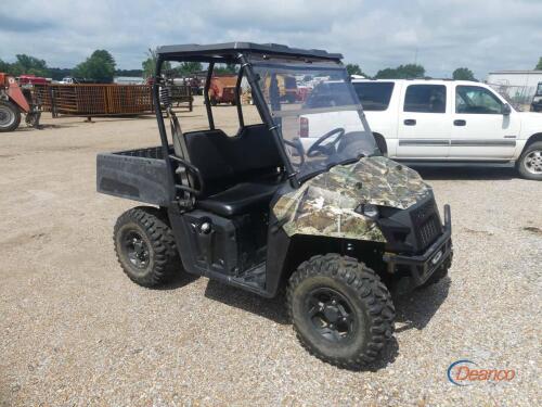 2011 Polaris Ranger 400 4WD Utility Vehicle, s/n 4XARH45A2BD112133: Push Button Start, Manual Dump Bed, 652 hrs