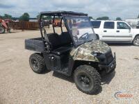 2011 Polaris Ranger 400 4WD Utility Vehicle, s/n 4XARH45A2BD112133 (No Title - $50 Trauma Care Fee Applies): Push Button Start, Manual Dump Bed, Meter Shows 652 hrs