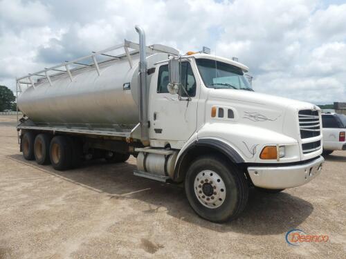 1999 Sterling Feed Truck, s/n 2FZXKECB8XA982915: 3-axle, Cat C10 Eng., 5 3-ton Bins, Rear Lift Axle, Odometer Shows 404K mi.