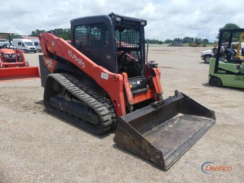 2022 Kubota SVL97-2 Skid Steer, s/n KBCZ064CCN1C68943: C/A, GP Bkt., Backup Camera, Rubber Tracks, Meter Shows 4144 hrs