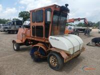 Broce RJ350 Sweeper, s/n 403071: Encl. Cab, Meter Shows 1630 hrs