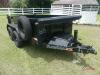 2024 Raw Maxx Dump Trailer, s/n 3EVBD102XR1115853: T/A, 7000 lb. Axles, Bumper-pull, Elec. Over Hyd. Lift, Pull Out Metal Ramps, Tarp Cover