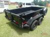 2024 Raw Maxx Dump Trailer, s/n 3EVBD102XR1115853: T/A, 7000 lb. Axles, Bumper-pull, Elec. Over Hyd. Lift, Pull Out Metal Ramps, Tarp Cover - 3