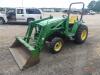 John Deere 4400 MFWD Tractor, s/n LV4400S244128: Rollbar, JD 430 Loader w/ Bkt., 3PH, PTO, Meter Shows 1119 hrs - 17