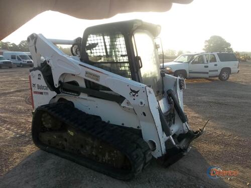 2013 Bobcat T870 Skid Steer, s/n AN8L12119: Rubber Tracks, Owner states about 1500 hrs on Rebuilt Eng., Meter Shows 3123 hrs