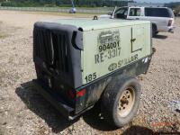Sullair 185 Air Compressor, s/n 200604120015 (Salvage): Missing Parts, Towable