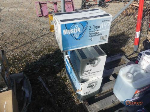 Case of (4) Mystik 1-gallon 2-cycle Synthetic Oil