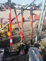 (3) Square-point Shovels