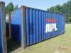 Used 20' Shipping Container, s/n APZU371187