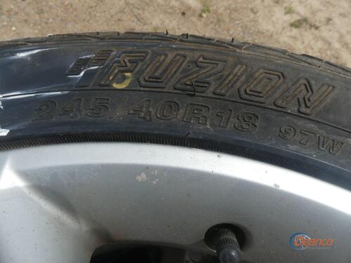(4) Fuzion 245/40R18 Tires w/ Nissan Rims