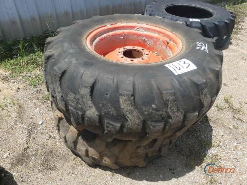(2) 16.9-24 Tires w/ Kubota Rims