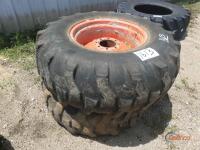 (2) 16.9-24 Tires w/ Kubota Rims