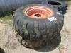 (2) 16.9-24 Tires w/ Kubota Rims