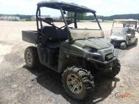 Polaris Ranger 800 4WD Utility Vehicle, s/n 4XATH76A0E2306374 (No Title - $50 Trauma Care Fee Applies): Canopy, Winch, Manual Dump, Odometer Shows 6412 mi., Meter Shows 649 hrs
