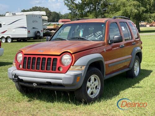 2005 Jeep Liberty 4WD, s/n 1J4GL48K55W583358: 3.7L V6 Eng., Transmission Issues, Odometer Shows 164K mi.
