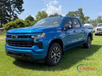 2022 Chevy Silverado 1500 Z71 4WD Pickup, s/n 1GCUDEEL6NZ615094 (Rebuilt Title - Selling As Is): Crew Cab, 6.2L Eng., Auto, Leather, Bose Sound System, Odometer Shows 506 mi.
