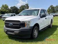 2018 Ford F150 4WD Pickup, s/n 1FTFX1E51JKC04134: Ext. Cab, 5.0L Gas Eng., Auto, Bed Cover, Roll Out Deck, Odometer Shows 168K mi. (Utility Owned)