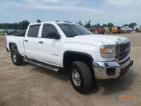 2016 GMC Sierra 2500HD 4WD Pickup, s/n 1GT12REG7GF195451: Crew Cab, 6.0L Gas Eng., Auto, Tool Box, Fuel Tank, Odometer Shows 260K mi.
