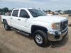 2016 GMC Sierra 2500HD 4WD Pickup, s/n 1GT12REG8GR196009: Crew Cab, Gas Eng., Auto, Tool Box, Fuel Tank, Odometer Shows 214K mi.