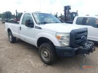 2015 Ford F250 4WD Pickup, s/nm 1FTBF2B62FEB80579: Reg. Cab, 6.2L Gas Eng., Auto, Tommy Lift, Ladder Rack, Winch, Odometer Shows 207K mi. (Utility Owned)