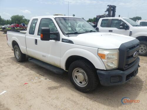 2015 Ford F250 Pickup, s/n 1FT7X2A69FEB06581: 2wd, Ext. Cab 4-door, 6.2L Gas Eng., Auto, Tool Box, Odometer Shows 132K mi. (Utility Owned)