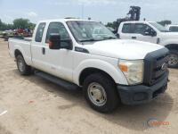 2015 Ford F250 Pickup, s/n 1FT7X2A69FEB06581: 2wd, Ext. Cab 4-door, 6.2L Gas Eng., Auto, Tool Box, Odometer Shows 132K mi. (Utility Owned)
