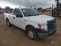 2009 Ford F150 Pickup, s/n 1FTRF12W29KC42528: Reg. Cab, 4.6L Gas Eng., Auto, SWB, Odometer Shows 167K mi. (Utility Owned)
