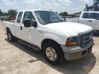 2005 Ford F250 Pickup, s/n 1FTNX20575EB56975: Ext. Cab, 5.4L Gas Eng., Auto, Odometer Shows 162K mi. (Utility Owned)