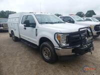 2017 Ford F350 4WD Truck, s/n 1FDWX3FT1HEE08252: Ext. Cab, 6.7L Diesel Eng., Auto, Reading Enclosed Utility Body, Warn 16.5 Winch, Odometer Shows 188K mi. (Utility Owned)