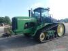 John Deere 9520T Tractor, s/n RW9520T02022: Encl. Cab, 4 Hyd Remotes, Swinging Drawbar, Front Weights, Meter Shows 2293 hrs - 13