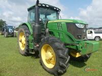 John Deere 6175R MFWD Tractor, s/n 1RW6175REHR028184: Encl. Cab, 3PH, PTO, Drawbar, 3 Hyd Remotes, Meter Shows 9056 hrs