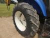 New Holland TS6-110 Tractor, s/n NT01095M: Rollbar, Powershuttle, PTO, Drawbar, 2 Hyd Remotes, Alamo Samurai Hyd. Ditch Bank Mower, Meter Shows 5672 hrs - 8