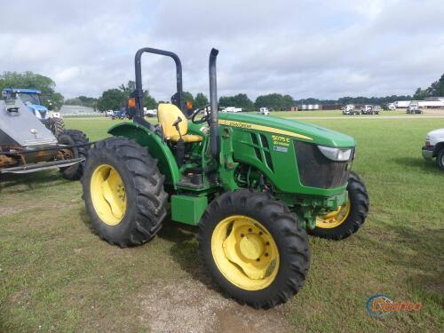 2021 John Deere 5075E MFWD Tractor, s/n 1PY5075EHMM120513: 3PH, PTO, Drawbar, Hyd. Remote, Meter Shows 1154 hrs