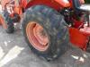 Kubota M8540D MFWD Tractor, s/n 50455: Rollbar Canopy, 8-sp. Shuttle Shift, Front Loader, Woods BH90X Backhoe Attachment w/ 12" & 24" Bkts., 3PH, 540 PTO, 2 Hyd Remotes, Meter Shows 2029 hrs - 6