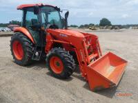 Kubota M7060D MFWD Tractor, s/n 77796: C/A, LA1154 Loader w/ Bkt., Drawbar, 3PH, PTO, Meter Shows 1042 hrs