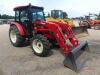 Branson 7845 MFWD Tractor, s/n FA3H00022: C/A, Heat, 16-sp. Shuttle Shift, Branson BL45 Front Loader w/ Bkt., 3PH, 540 PTO, 3 Hyd Remotes, Drawbar, Meter Shows 775 hrs