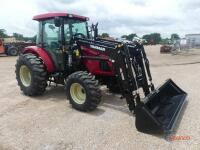 2025 Yanmar SM475 MFWD Tractor, s/n R755SC00252: C/A, Yanmar RL705 Loader w/ GP Bkt., 3PH, PTO, Flotation Tires, Meter Shows 26 hrs