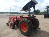 Kubota MX5000F Tractor, s/n 11362: 2wd, Bush Hog M300 Loader, 3PH, PTO, Drawbar, Runs but has Damage from Fallen Tree, Meter Shows 346 hrs - 4