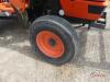 Kubota MX5000F Tractor, s/n 11362: 2wd, Bush Hog M300 Loader, 3PH, PTO, Drawbar, Runs but has Damage from Fallen Tree, Meter Shows 346 hrs - 8