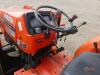 Kubota MX5000F Tractor, s/n 11362: 2wd, Bush Hog M300 Loader, 3PH, PTO, Drawbar, Runs but has Damage from Fallen Tree, Meter Shows 346 hrs - 13
