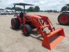 Kubota MX5200D MFWD Tractor, s/n 61414: Rollbar Canopy, Kubota LA1065 Loader w/ Bkt., Hydrostatic, Lift Arms, PTO, Drawbar, Turf Tires, Meter Shows 118 hrs