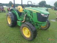 John Deere 5045E MFWD Tractor, s/n 1PY5045ECMM116141: Rollbar, Lift Arms, PTO, Hyd. Remote