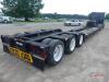 1995 Trail King TK100HDG-493 Lowboy, s/n 1TKJ049356M022038: 55-ton, 25' Well, 3-axle, Spring Ride, 118500 GVWR - 8