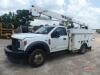 2018 Ford F550 4W Bucket Truck, s/n 1FDUF5HT6JEB72318 (Inoperable): Reg. Cab, 6.7L Powerstroke Diesel Eng.,, Auto, Terex Hi-Ranger LT40 Aerial Unit, Blown Engine (Utility Owned) - 13