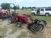 Mahindra EMAX 22L MFWD Tractor, s/n 22HRL04616: Rollbar, Mahindra 25L Loader w/ Grapple, 3PH, PTO, Drawbar, Meter Shows 243 hrs