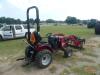 Mahindra EMAX 22L MFWD Tractor, s/n 22HRL04616: Rollbar, Mahindra 25L Loader w/ Grapple, 3PH, PTO, Drawbar, Meter Shows 243 hrs - 2