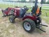 Mahindra EMAX 22L MFWD Tractor, s/n 22HRL04616: Rollbar, Mahindra 25L Loader w/ Grapple, 3PH, PTO, Drawbar, Meter Shows 243 hrs - 4
